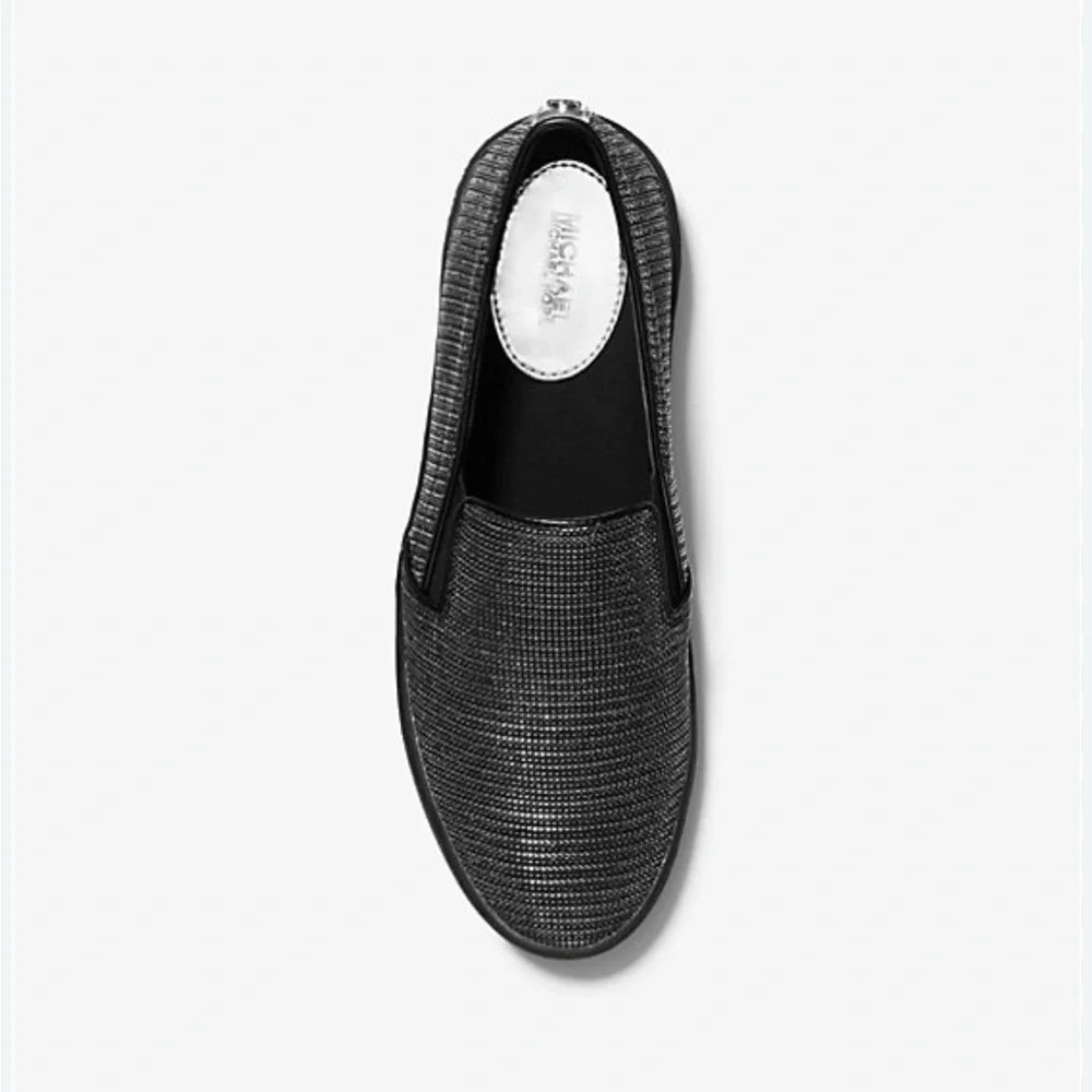 Michael Kors Men's Textured Black Loafers used good condition